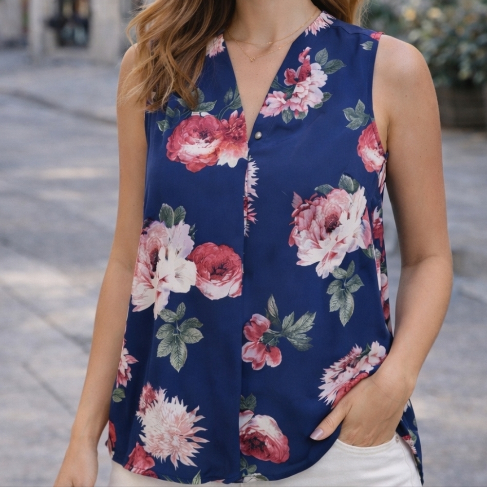🎊Host Pick🎊 Dex | Floral  Sleeveless Blouse, Size S